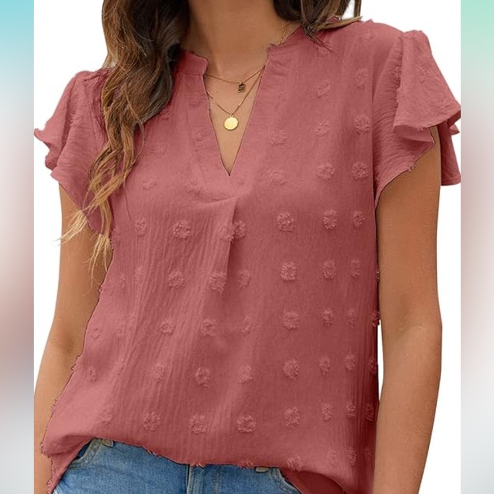 Women's Mauve Textured Top